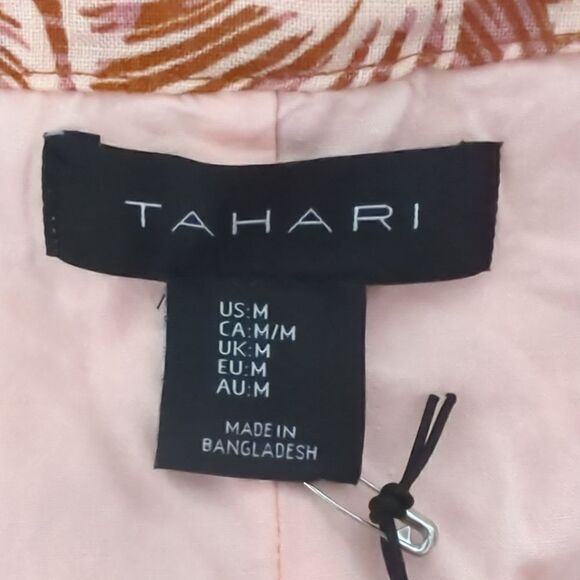 NWT Tahari Pink Floral Sleeveless Dress - Picture 5 of 7